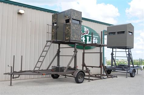 New Swift Lift Hassle Free 8 Fttrailer Mounted Deer Blind Tower Stand