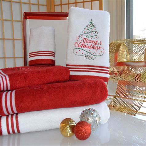 Bath Towels Bed Bath And Beyond Holiday Linens Towel Christmas Linen
