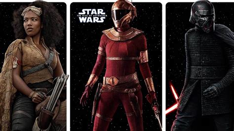Slideshow Star Wars The Rise Of Skywalker Character Posters