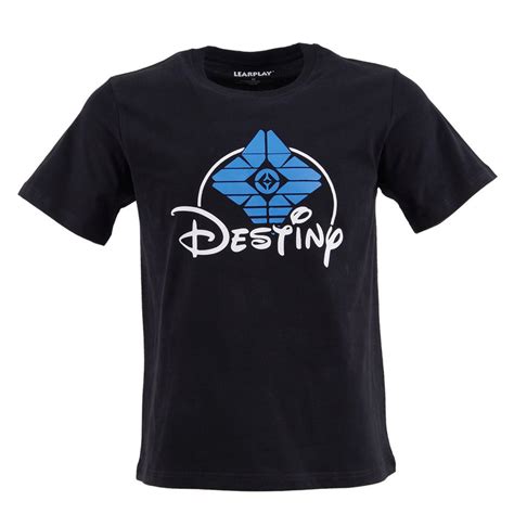 Destiny 2 Destinyland Tee Black Cotton Adults T Shirt Mens Summer