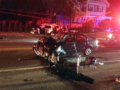 20 Year Old Woman Dies In Two Car Crash With Police Cruiser Boston Herald