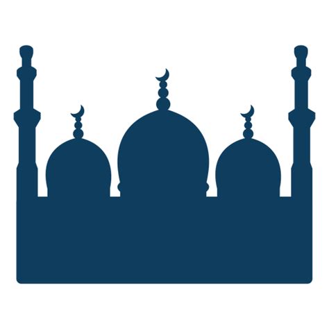 Mosque Tower Dome Crescent Silhouette Transparent Png And Svg Vector File