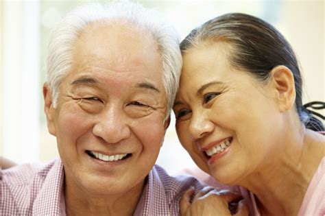 Senior Asian Couple At Home Klc