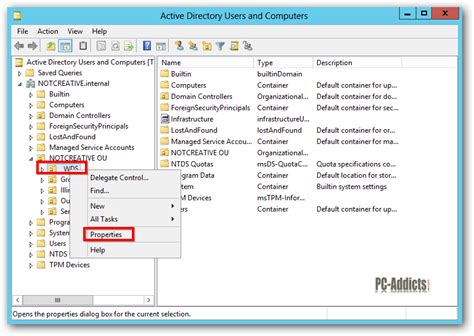Easily Change The Default Ou In Active Directory — Pc Addicts