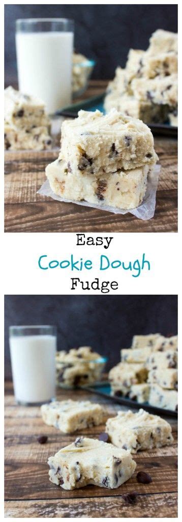 Easy Cookie Dough Fudge Sugar Spun Run Cookie Dough Fudge Easy