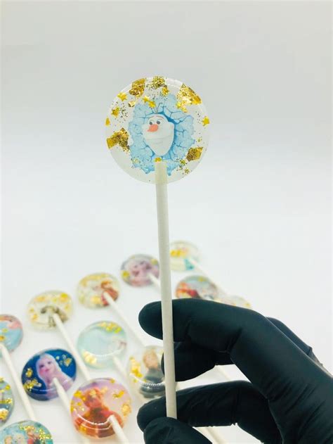 frozen lollipops frozen party favors image frozen themed birthday personalized lollipops custom