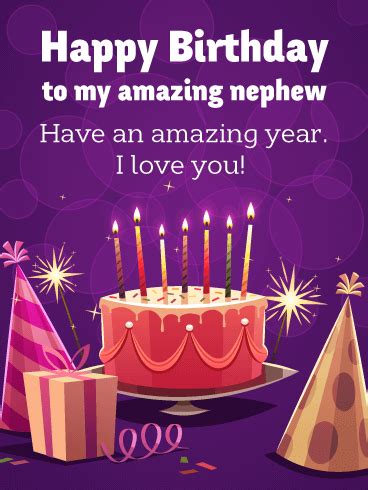 Maybe you would like to learn more about one of these? Have an Amazing Year - Happy Birthday Card for Nephew | Birthday & Greeting Cards by Davia