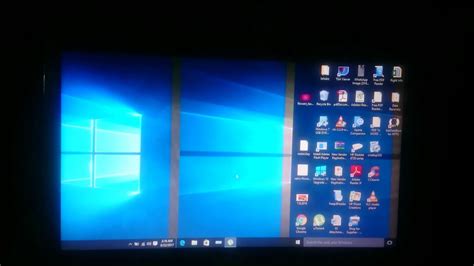 Then, press windows logo key + left arrow or right arrow to make the active window split in have and move it to the left or right of the screen. Laptop screen split in 3 parts - YouTube