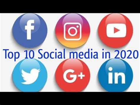 Top social media platforms by number of users. Top 10 Social media sites& apps in 2020 | most popular ...