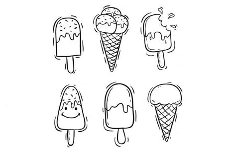 Sketsa Gambar Es Krim Garlerisket - vrogue.co