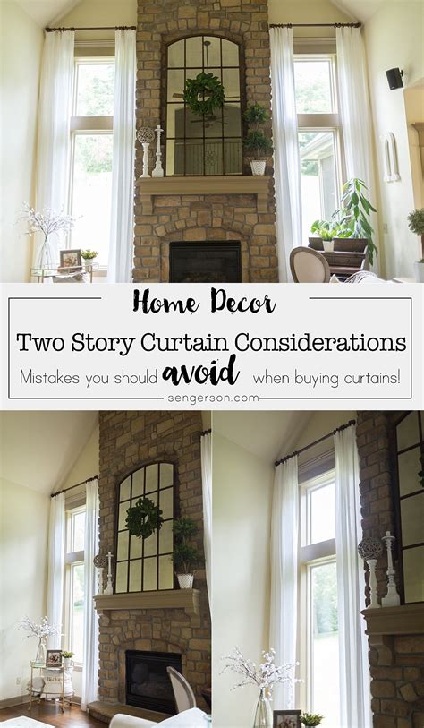 Tips For The Perfect Two Story Curtains Home Decor Sengerson