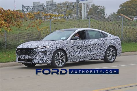 2023 Ford Fusion Mondeo Sedan Spied With Less Camo In Metro Detroit