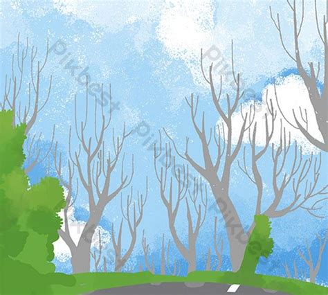 Gambar Ilustrasi Pemandangan Alam Pantai - Gambar Viral HD