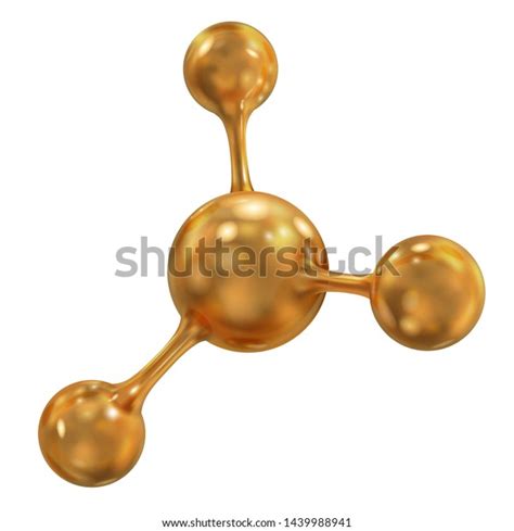Molecule Copper Vector 3d Realistic Illustration 库存矢量图（免版税）1439988941