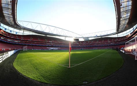 Download Wallpapers Emirates Stadium Arsenal Fc Stadium Soccer Field