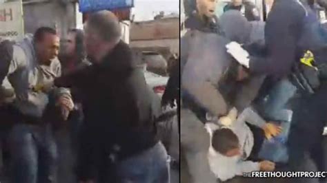 WATCH NYPD Cops Go Crazy Beat Down Taser Man Over Failure To Use