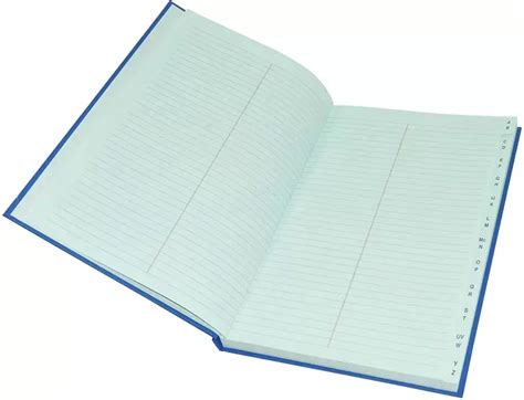 Farook Fis Ledger Book Azure Laid Ledger Paper Fs 210 X 330 Mm