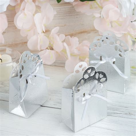 Efavormart 100 Cute Wedding T Favor Boxes With Ribbon For T Candy