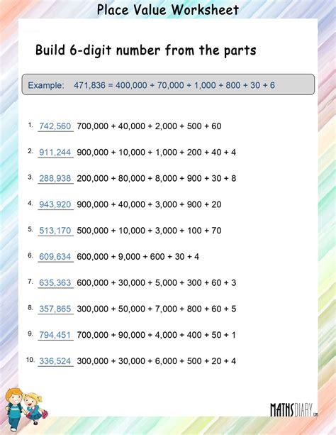 Playing With Numbers Math Worksheets