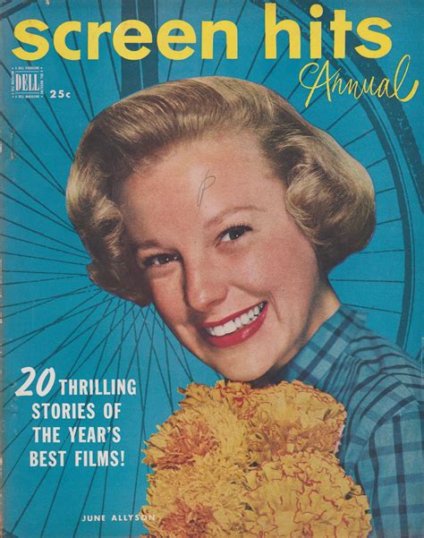 June Allyson On The 1949 Screen Hits Annual Movie Covers June
