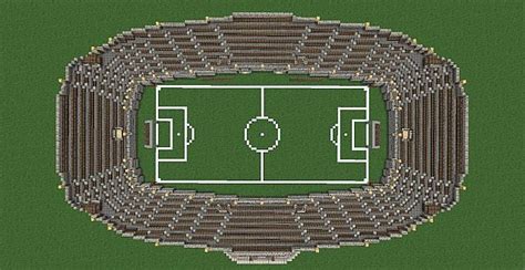 Minecraft Soccerfootball Stadium Minecraft Project