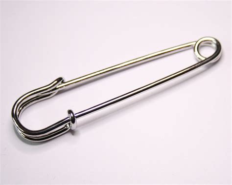 Chunky Large Big Metal Kilt Pin Safety Pin Brooch By Marlinbeads