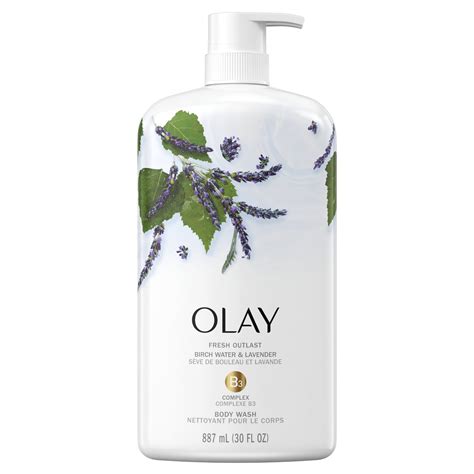 Sữa Tắm Olay Fresh Outlast Purifying Birch Water And Lavender Body Wash