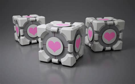Companion Cube By Saphirenishi On Deviantart
