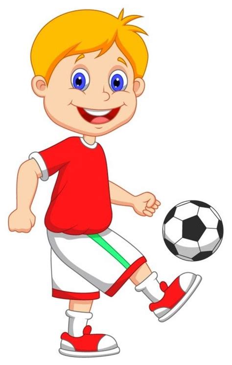 Kids Playing Soccer Free Cartoon Images With Images