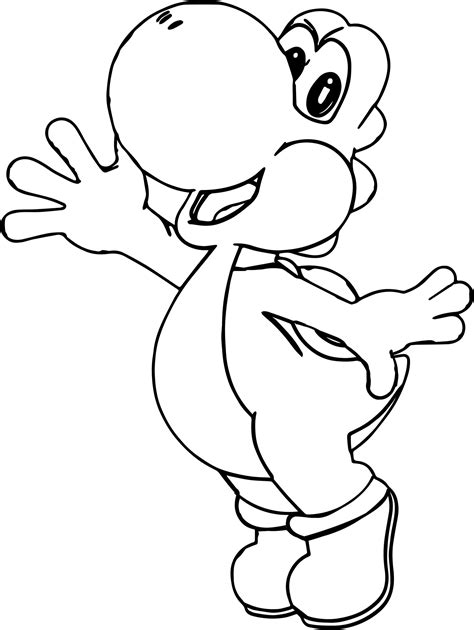Yoshi Coloring Pages 50 Best Images Free Printable