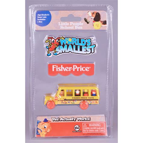 Worlds Smallest Fisher Price Bus