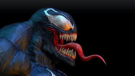 Let there be carnage trailer. 3D printable model Venom Statue 6 and 12 inches | CGTrader
