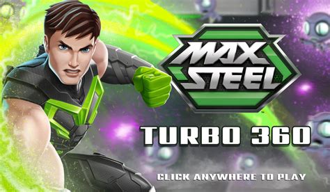 🕹️ Play Max Steel Turbo 360 Game Free Online Clicker Cartoon Fighting