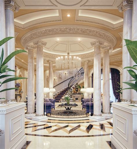 Luxury Mansion Interior Qatar Nhà Sang Trọng Thiết Kế Nội Thất