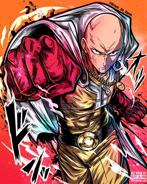 One Punch Poster Vyrus Clothing