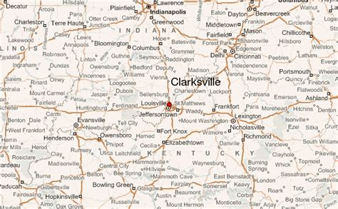 Clarksville Tennessee Map