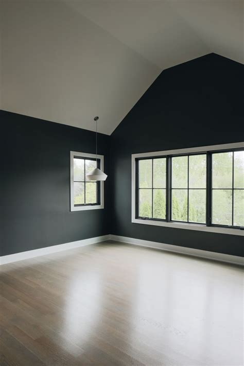 Sherwin Williams Iron Ore Sw 7069 Black Bedroom Paint Color Sherwin