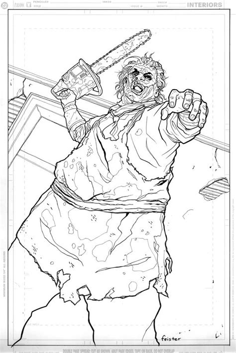 Leatherface Coloring Pages Coloring Pages