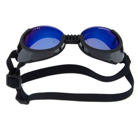 Doggles Ils Black Frame And Mirror Blue Lens Eye Protection Sunglasses