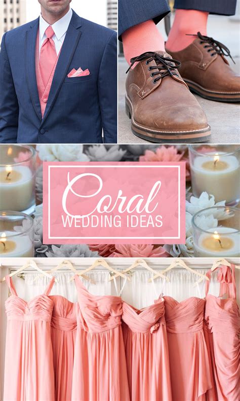 Navy And Coral Wedding Ideas