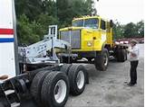 Portable Fifth Wheel Wrecker Boom For Semi Truck Towing Pictures