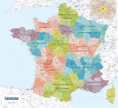 Michelin Star Map France