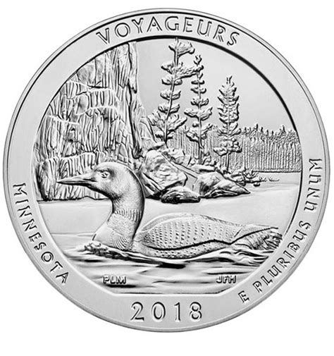 ¼ Dollar Washington Quartervoyageurs National Park Minnesota