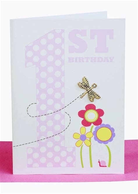 1st Birthday Card Girl 1st Birthday Ideas