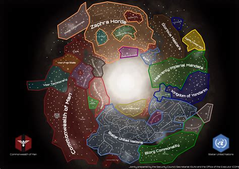 Galactic Map Influenced By Stellaris Rimaginarymaps