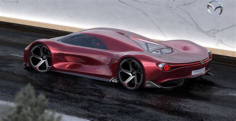 Mazda Rx 10 Vision Longtail Conceptualizes 1030 Hp Halo Hypercar