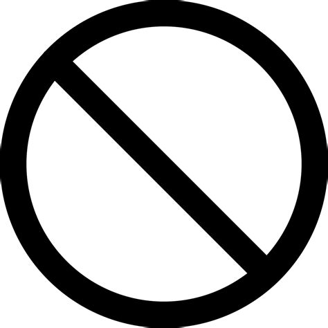 Not Allowed Symbol Svg Png Icon Free Download 28789 Onlinewebfontscom