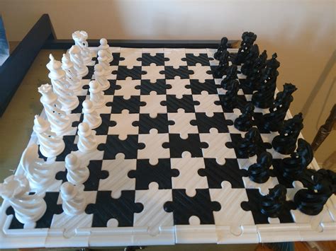 3d Printed Chess Set