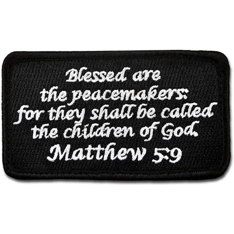 Bastion Matthew 59 Bible Verse Christian Morale Patches Velcro