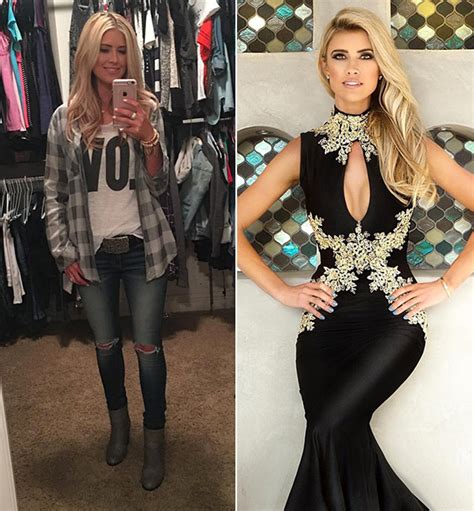 Christina El Moussa Flaunts Cleavage In Black Gown For Photo Shoot